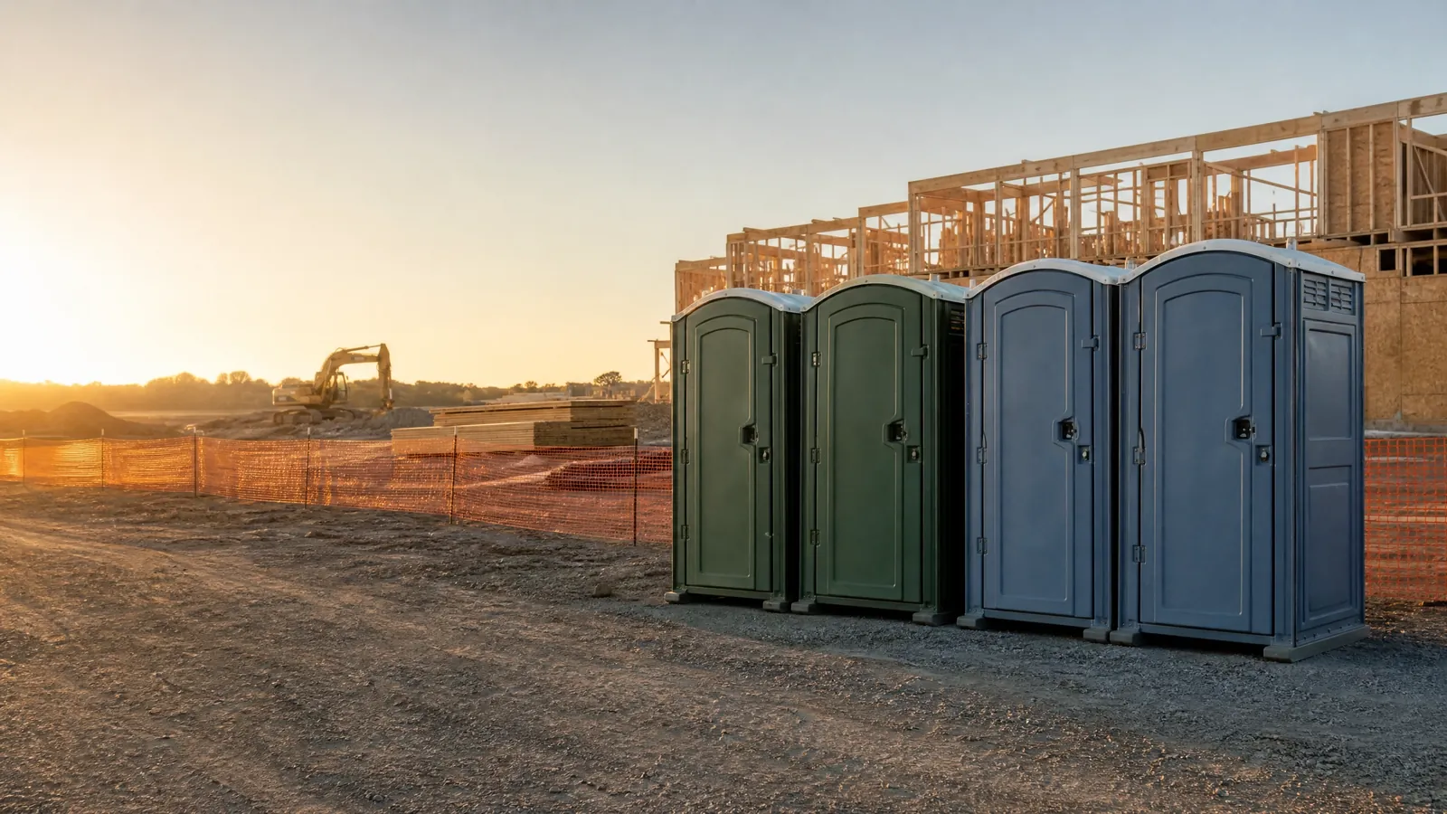 ADA-Accessible Portable Toilets portable sanitation setup