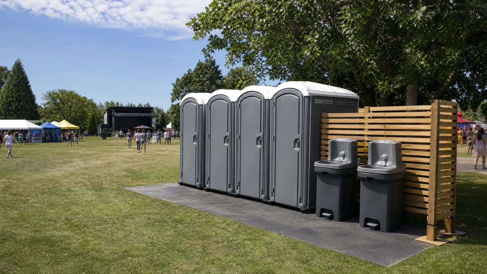 Handwashing Stations & Sanitation portable sanitation setup